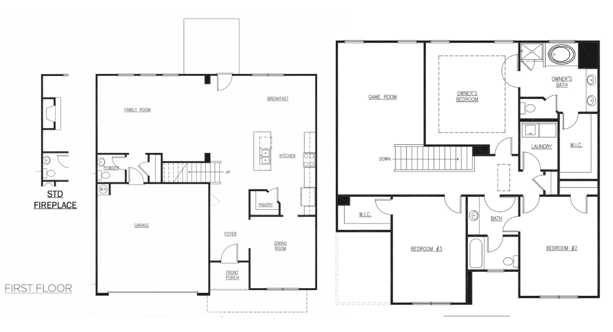 Find the Floor Plan for You in New Construction Homes in Dallas, GA