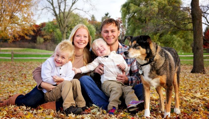 Family enjoying the fall weather ©Christin Lola